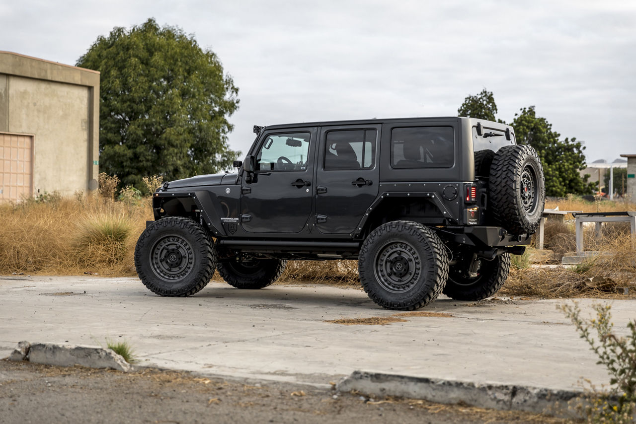 2016 Jeep Wrangler Rubicon - Black Rhino ARMORY - Black | Wheel Pros